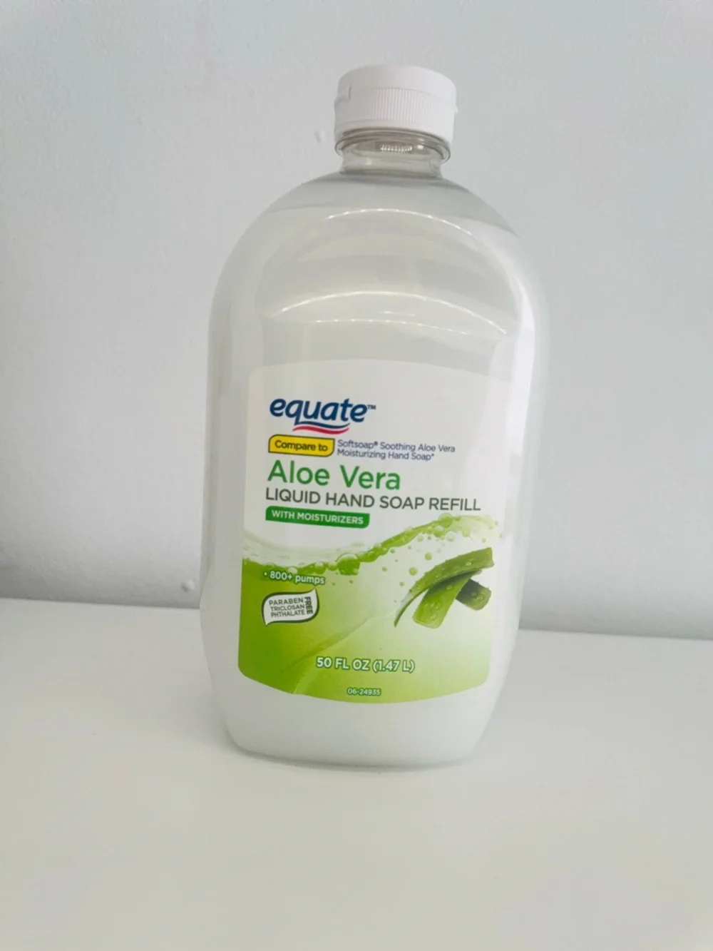 equate Aloe Vera Liquid Hand Soap Refill - White